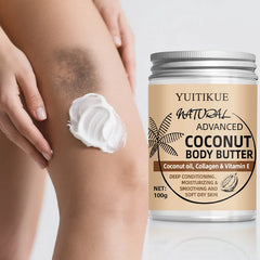 100g Coconut Body Cream - Suitable for everyone, firms and moisturizes the skin, locks in moisture, leaves the skin soft, refine