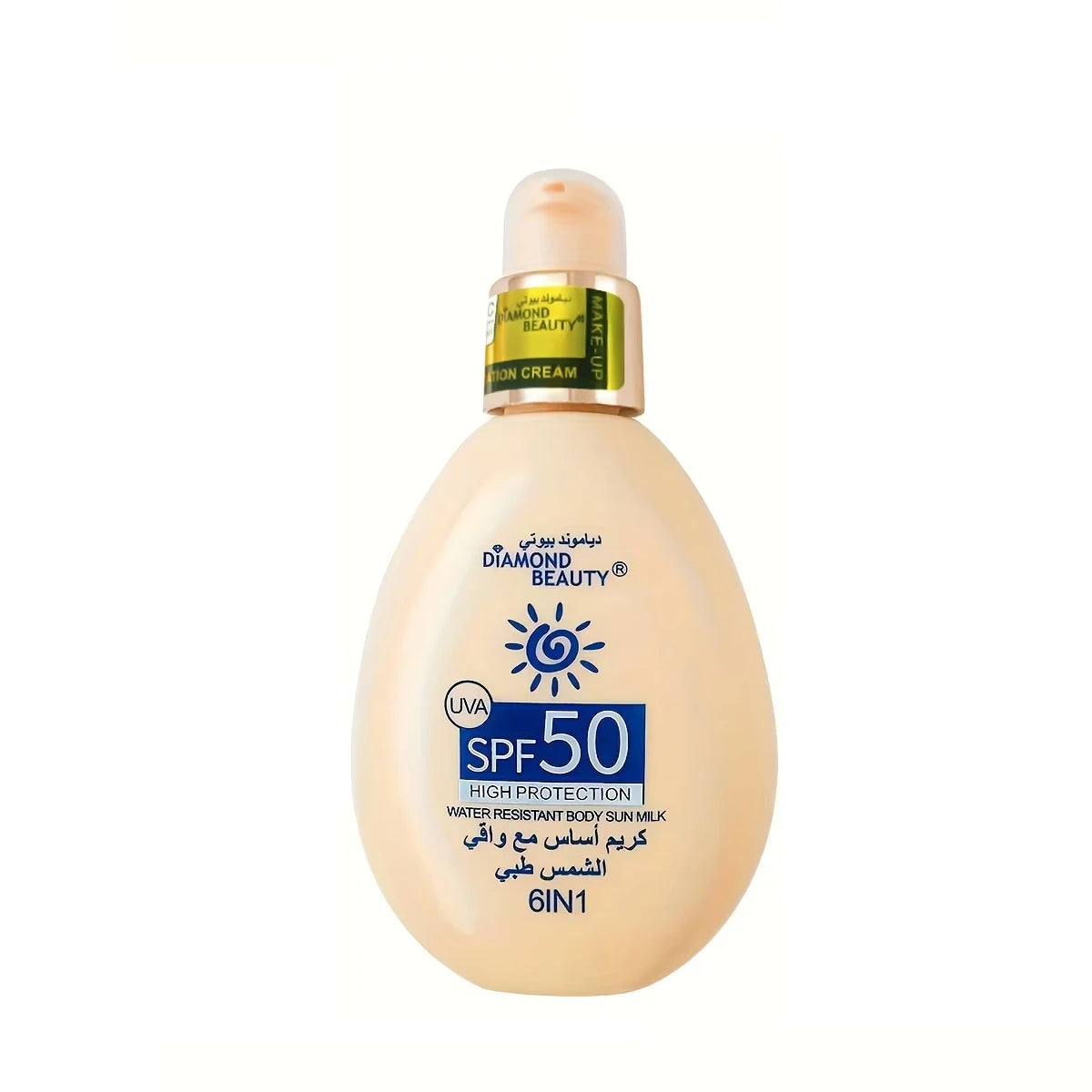 Face body sunscreen whitening sunscreen skin care cream sunscreen liquid foundation SPF50 UV protection skin