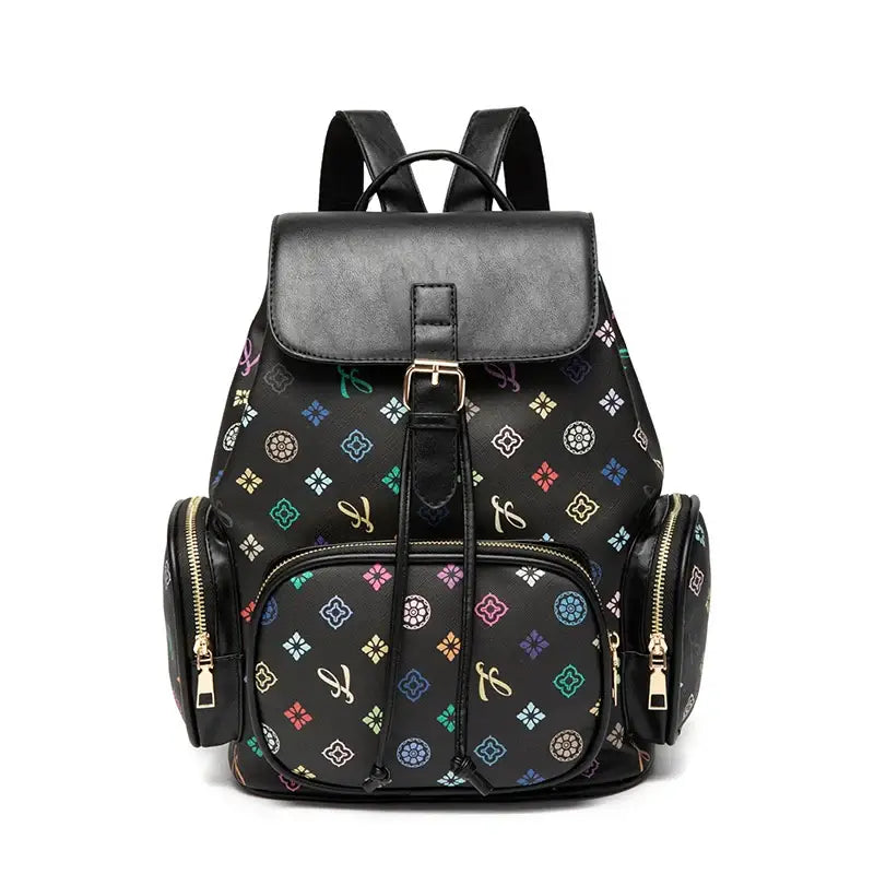 Women's Luxury Designer Backpack Large Capacity Travel Backpack Commuter Business Bag Fashion Drawstring School Bag for Girls