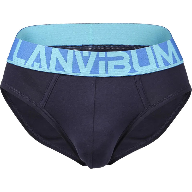 Mens Antibacterial Cotton Underwear Soft Stretch Briefs
