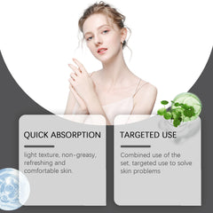 Facial Skin Care Serum Gift Set Moisturizing Nourish Fade Fine Lines Firming Wrinkles Brighten Skin Tone Smooth Face Essence Kit