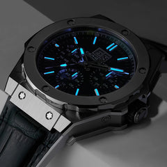 Man Mechanical Watches for Men Sport Analog Automatic Wristwatches with Silicone Strap Stainless Steel Waterproof Reloj