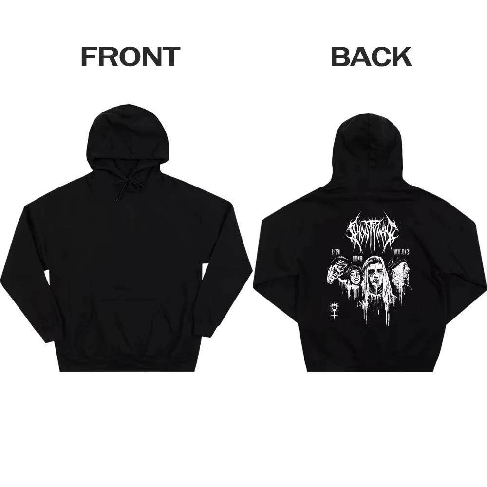 New Printed Hoodies for Men Casual Long Sleeve Hooded Sweatshirts Hip Hop Harajuku Hoodie  Men Tops Hoodies Unisex