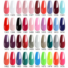 NAILCO Red Colors Series 15ML Nail Gel Polish Nail Supplies Semi Permanent For Nail Art Manicure Soak Off LED UV Hybrid Varnish