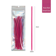 10pcs Silicone Fireworks Bars Hair Dye and Beauty Tools Curlers Bar Wild Curly Hair Maker Beauty Tools Hair Rollers