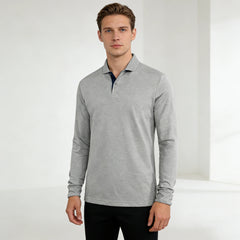 Men Long Sleeve Polo Shirts Cotton T Shirt Casual Brand Homme Clothing Hombre Tees Tops Fashion Poloshirt Polos Shirts For Men