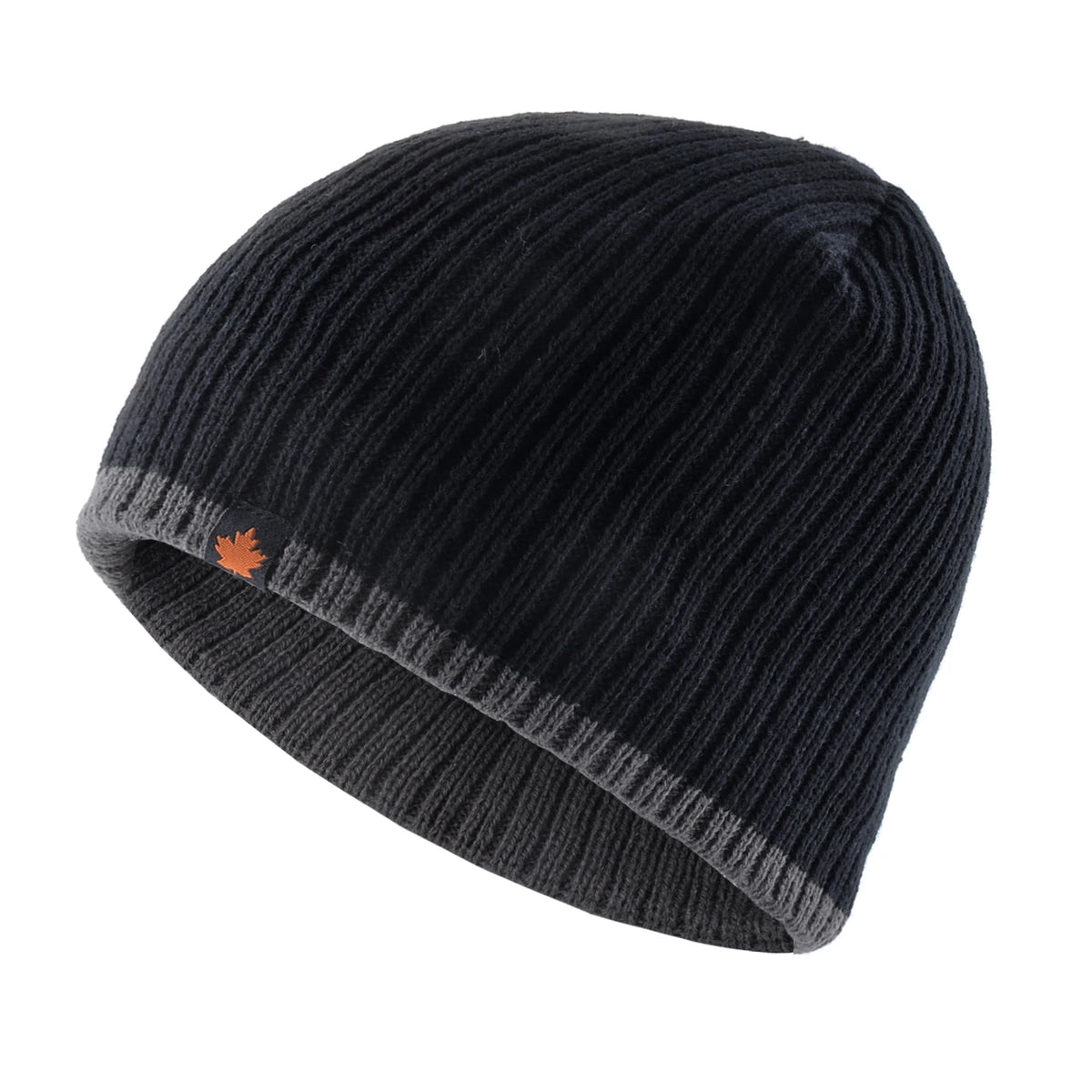 Men's Skullies Beanies Knitted Wool Hats Men Winter Knitting Thick Beanie Hat Double Layer Solid Color Velvet Warm Bonnet Cap