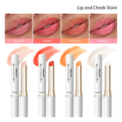 Lipstick Ph Color-Changing Dual-Use Lipstick for Lips and Cheeks, Moisturizing and Hydrating