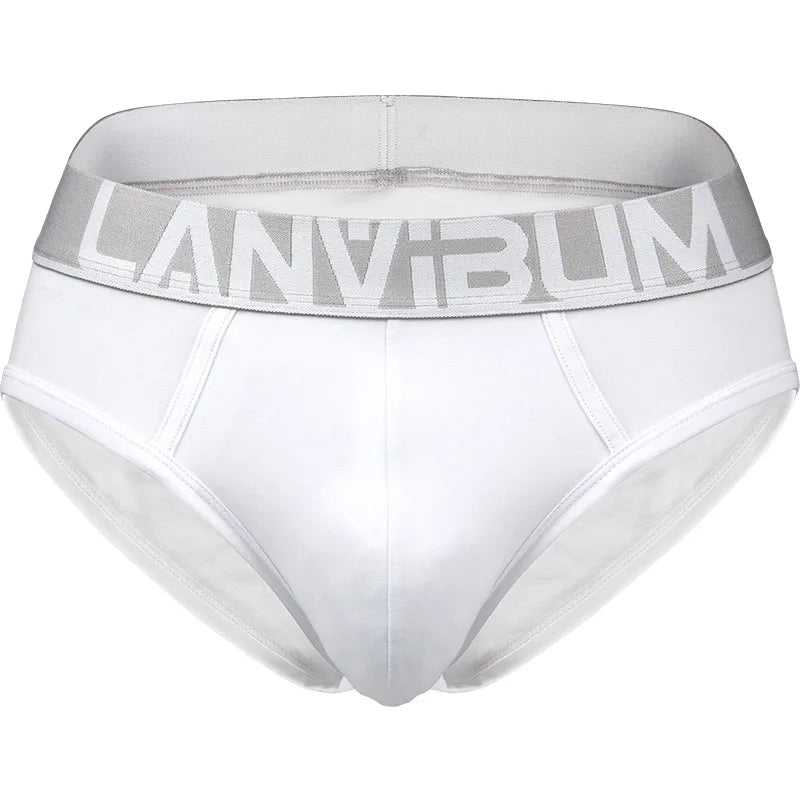 Mens Antibacterial Cotton Underwear Soft Stretch Briefs