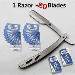 Straight Edge Stainless Steel Barber Razor Men Professional Manual Shaver Shaver Folding Shaving Shave With Blade