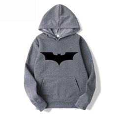 Trendy New Men's Hoodies and Bat Logo: Fashionable and Comfortable Hooded Sportswear, Fans of Heroes