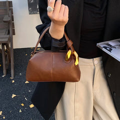 Fashion Clutch Bag for Women's Handbag 2025 New Textured Pu Leather Shoulder Bag Top Brand Designer Crossbody Commuting Tote Bag
