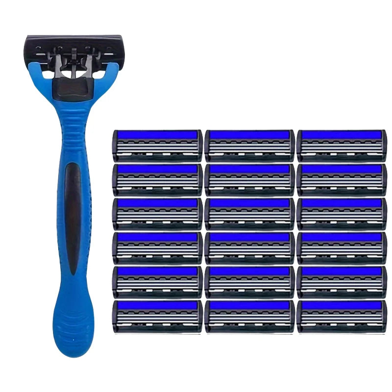Razor Classic 3 Layer Safety Razor for Mens Shaving&Womens Hair Removal Shaving Blades Manual Shaver