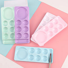 Nail Art Palette False Nail Tips Mixing Color Drawing Pallet Polish Display Shelf Manicure Tools Footprint Paints Nail Polishes