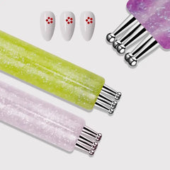 Nail Art Design Tip Painting Drawing Carving Dotting Pen Nail Art Tip Dot Paint Nail Art Dotting Tools