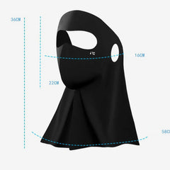 Sun Protection Full Face Mask For Women Driving Cycling Breathable Cool Neck Warmer Facekini Golfing Shopping UV Blocking Scarf