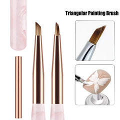 Nail Art Painting Brush Acrylic Lines Pen Stripes Grid Flower Butterfly Drawing Watercolor Brushs UV Gel DIY Manicure Tools