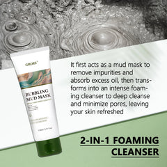 facial foam cleansing lotion deeply cleanses, removes dirt, absorbs oil, shrinks pores and cleanses the skin