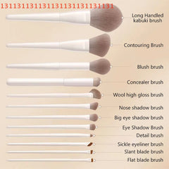 5/7/10/12PCs Makeup Brushes With Foundation Blush Eyeshadow Contour Powder Brush, Make Up Brushes Kit,Professional Makeup Brush