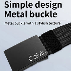 Stylish Mens Fashion Belt Automatic Buckle Accessory