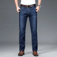 JEAN Autumn/Winter new men's casual pants, high-quality business formal sportswear jeans, straight-leg stretch long pants