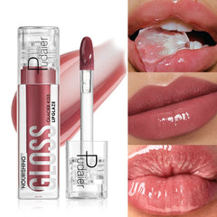 Long-lasting moisturizing lip gloss, waterproof and sweat-proof lip lipstick, easy to color, gentle and refreshing.