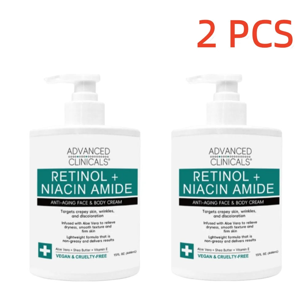 444ml Hydrating Moisturizing Facial Cream - Autumn Winter Firming, Nourishes Dry Rough Skin High Retention Care