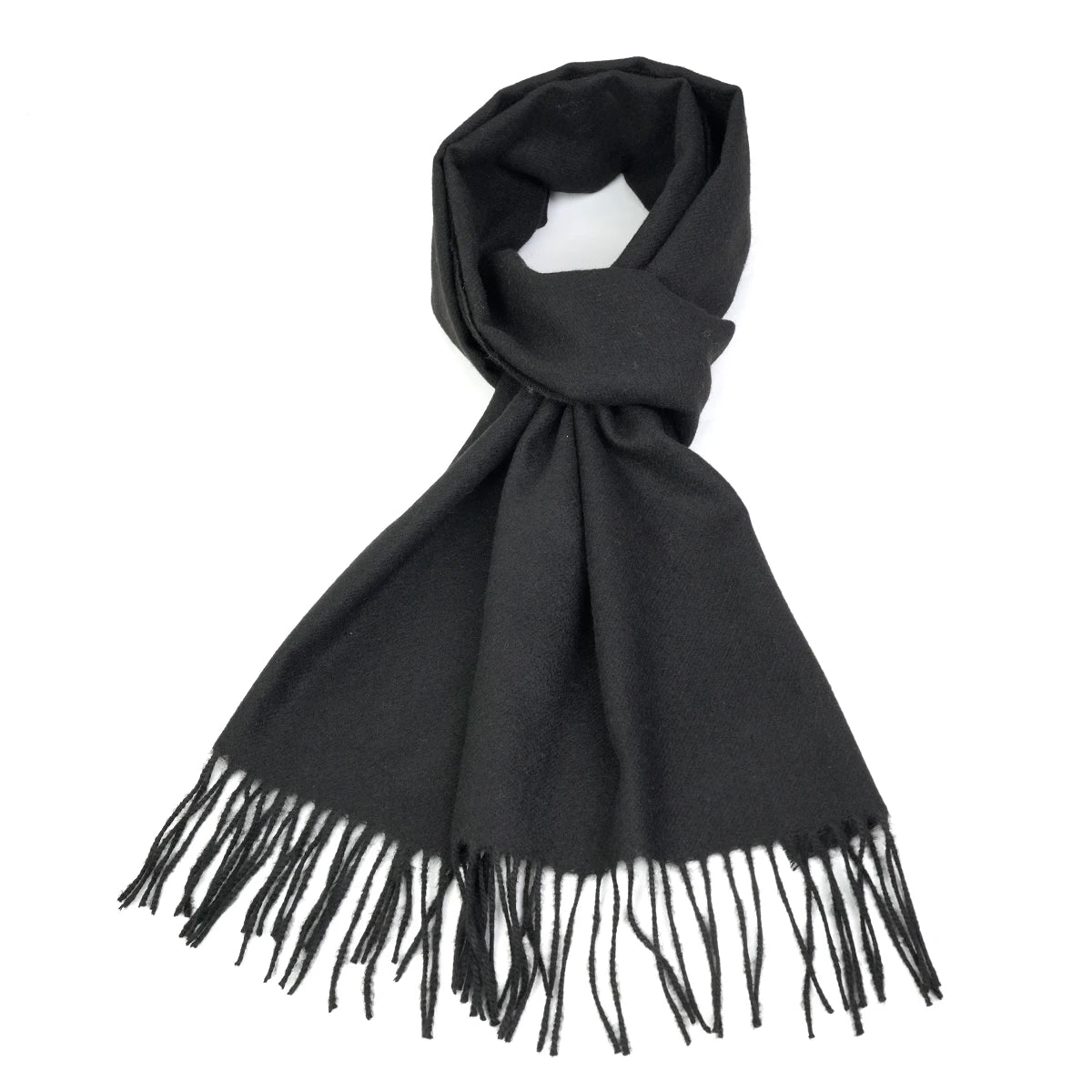 Cashmere solid color scarf for men