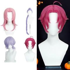Cosplay Wig for Parties Weddings Halloween, Anime Movie Kpop Heat Resistant Synthetic Fiber Wigs, Costume Prop