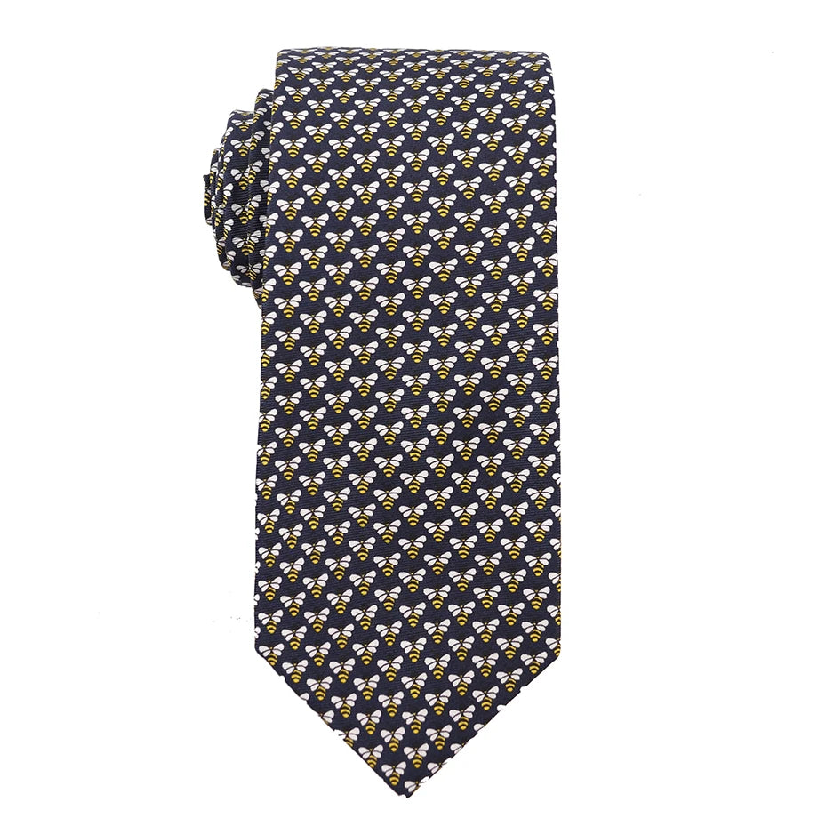 Mens Silk Necktie Luxury Animal Pattern Tie