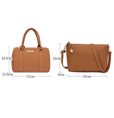 6pcs Women's Bag Set Large Capacity Totes Handbag Wallet Simple Design Shoulder Crossbody Bags Party Banquet Daily All Matching