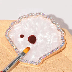 Nail Art Resin Display Board Gel Polish Color Mixing Palette Photography Tool for Showcasing