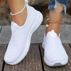 Women Shoes Breathable Flats Elastic Flat Shoes For Women Sneakers Zapatos Mujer Lightweight Sports Shoes Mesh Flats Summer Shoe