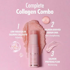 KAHI Wrinkle Bounce Multi Balm Facial Collagen Deep Moisturizing Firming Lift Make Up Base Moisturizer Daily Korean Skin Care