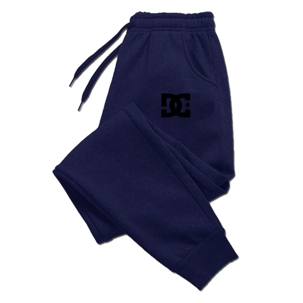 Mens Casual Pants Autumn Winter Sweatpants Men Running Jogger Sports Gym Trousers Fashion Solid Color Workout Long Pants