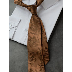 Patterned Tie Casual High-end Hand-knotted Korean Style Suit Shirt for Men and Women Embroidered Floral Black Blue