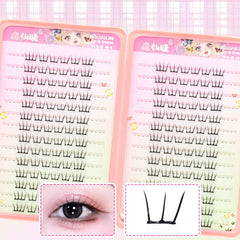 Korean Idol False Eyelashes Wispy Dense ACE Comics Artificial Eyelash Makeup Tool Girls Natural Enlarge Your Eyes Large Capacity