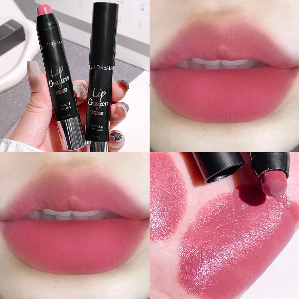 Moisturizing Plump Brighten Lip Lipstick - Solid Lip Gloss Glass,Tea Reddish-Brown,Long-Lasting,Brighten Your Lips a Shimmering