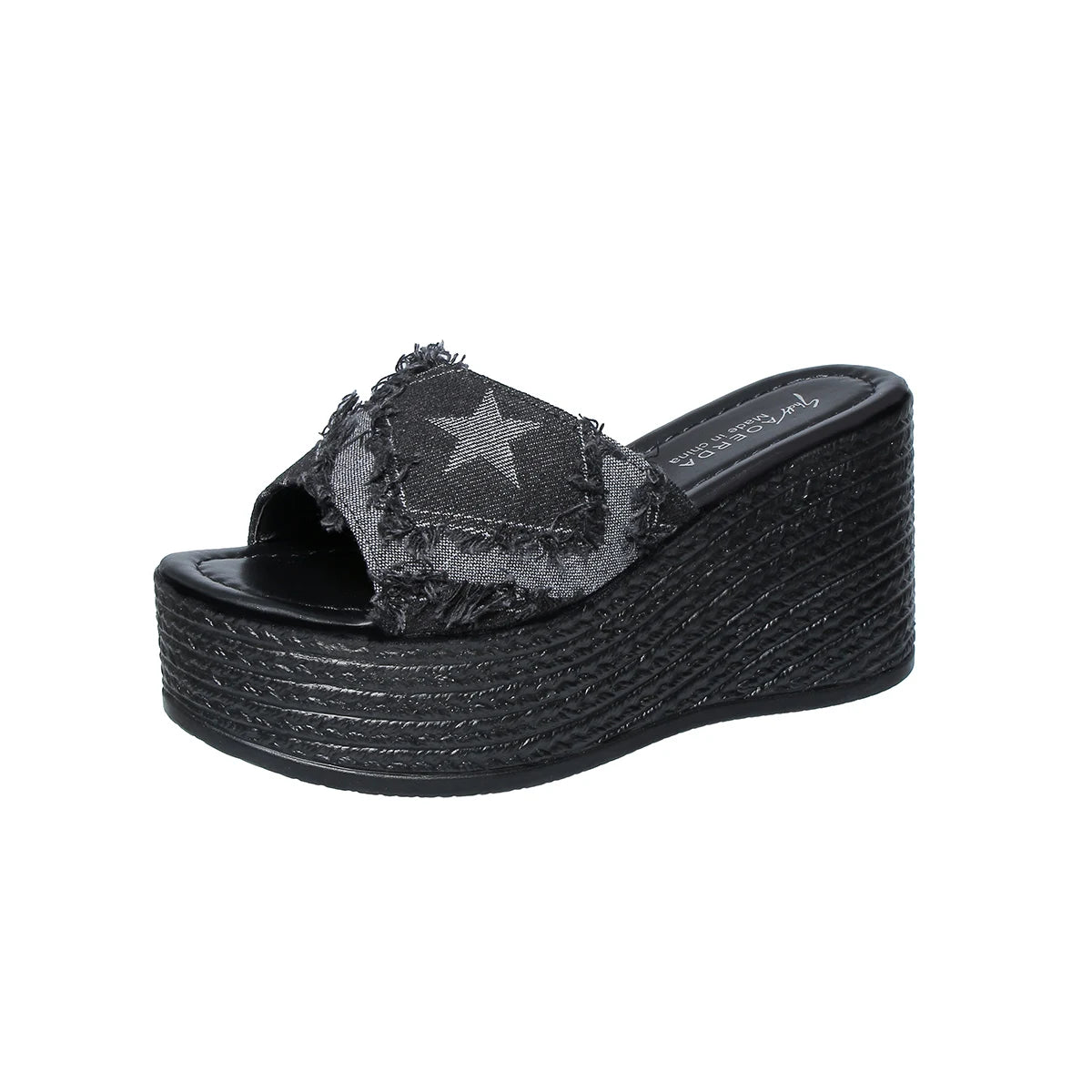 Women Wedges Sandals 2026 New Summer Women Slip on High-heeled Fashion Woman Shoes Comfortable Flower Outdoor Platform Sandals