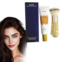 BB Cream Concealer, Long-Lasting Makeup With Foundation Brush 1set Waterproof And Sweat-Proof Foundation
