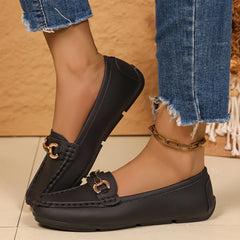 Women Flats 2025 New Fashion Sneakers Women Spring Autumn Casual Shoes Slip on Mary Jane Shoes Round Toe Solid Flat Loafers