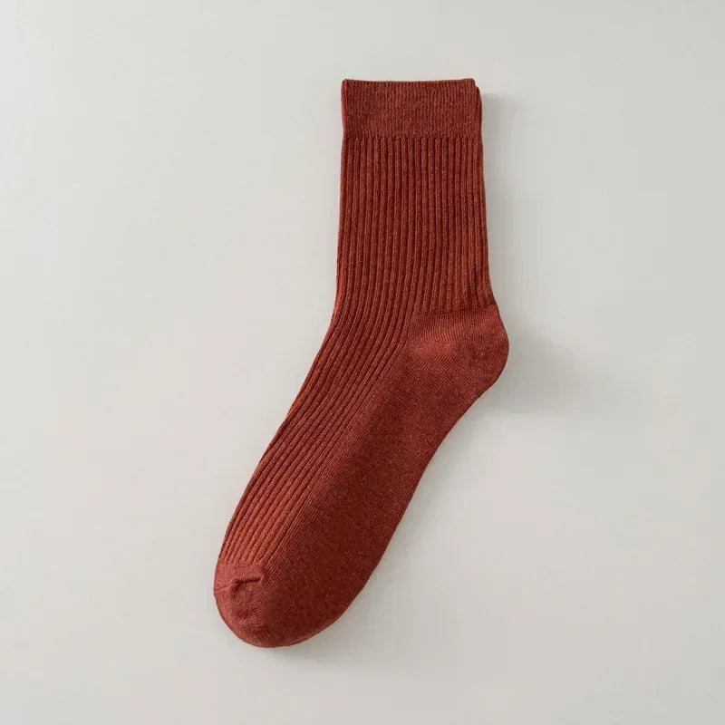 Mens Casual Cotton Socks Breathable Long Business Socks