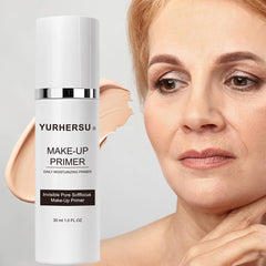 Soothing makeup primer moisturizes hydrates brightens skin tone leaving a natural radiant complexion. Gentle and non-greasy