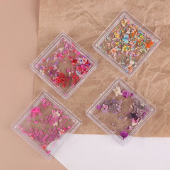 Nail Art Flower Decoration Delicate 3D Dried Flower Nail Charms Art Stickers Nail Art Beauty For Charms Accessories