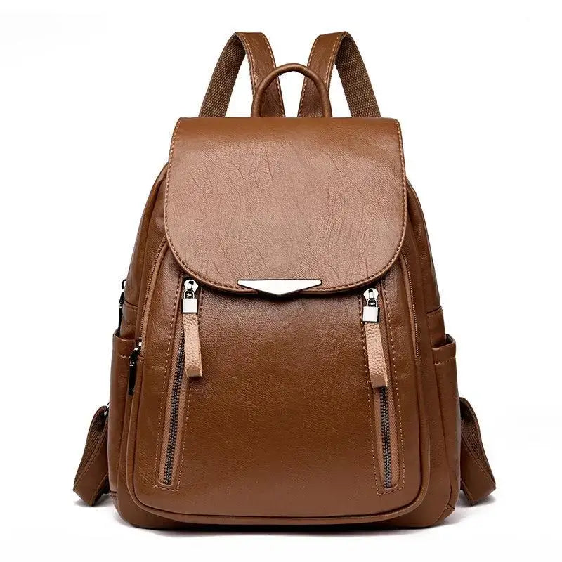 Women's Backpack Travel Large PU Leather Handbag Schoolbag