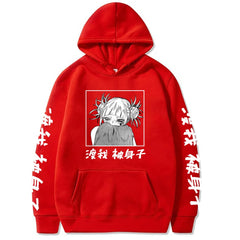 Himiko Toga Men Fashion Hoodies Hooded Sweatshirts Fashion Hip Hop Casual Pullovers Autumn Boys Girls Black Streetwear Hoodie