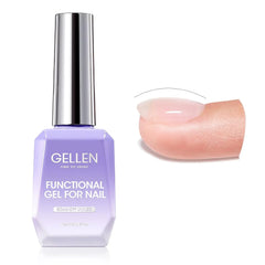 GELLEN Builder Nail Gel 18ml Clear Extension Hard Gel Soak Off Long Lasting UV Cured Nails Strengthener Care Salon Quality Art
