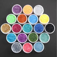 32 color glitter set, ultra-fine resin glitter powder, various nail glitter powders, scattered Christmas glitter glass crafts