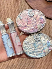 Flower Knows 4/5 pcs All In Makeup Set Pearl Eyeshadow Palette Lipmud Lip Gloss Blush Concealer Primer Lotion Tool Cosmetic Kit