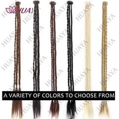 Wig，Synthetic Ponytail Twisted Braid Clip in Hair Extensions Long Braids Ponytail Hairpieces For Women Girls Daily Party Cosplay